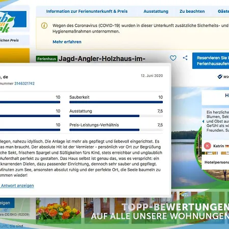 Apartmán Jagd-angler-suite-04-im-wald-am-see Kyritz